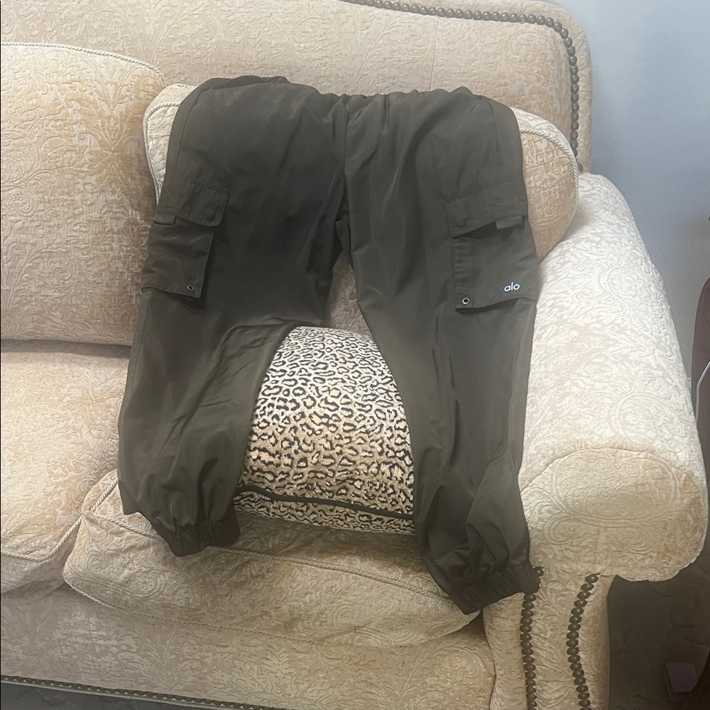 ALO Yoga Dark Olive Joggers